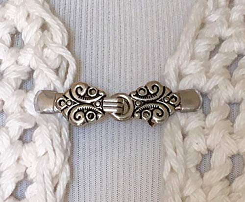 The mattie Petite Silver Tone Celtic Sweater Clip Clasp
