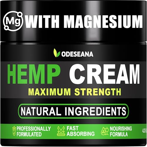 Image of Advanced Hemp Cream with Arnica, Magnesium - 4,23 OZ - Maximum Strength Gel | Hemp Lotion - Magnesium Cream with Hemp Oil, MSM, Alpha Lipoic Acid, Myrrh - Non-Greasy, Fast Absorption, Lighweight Gel