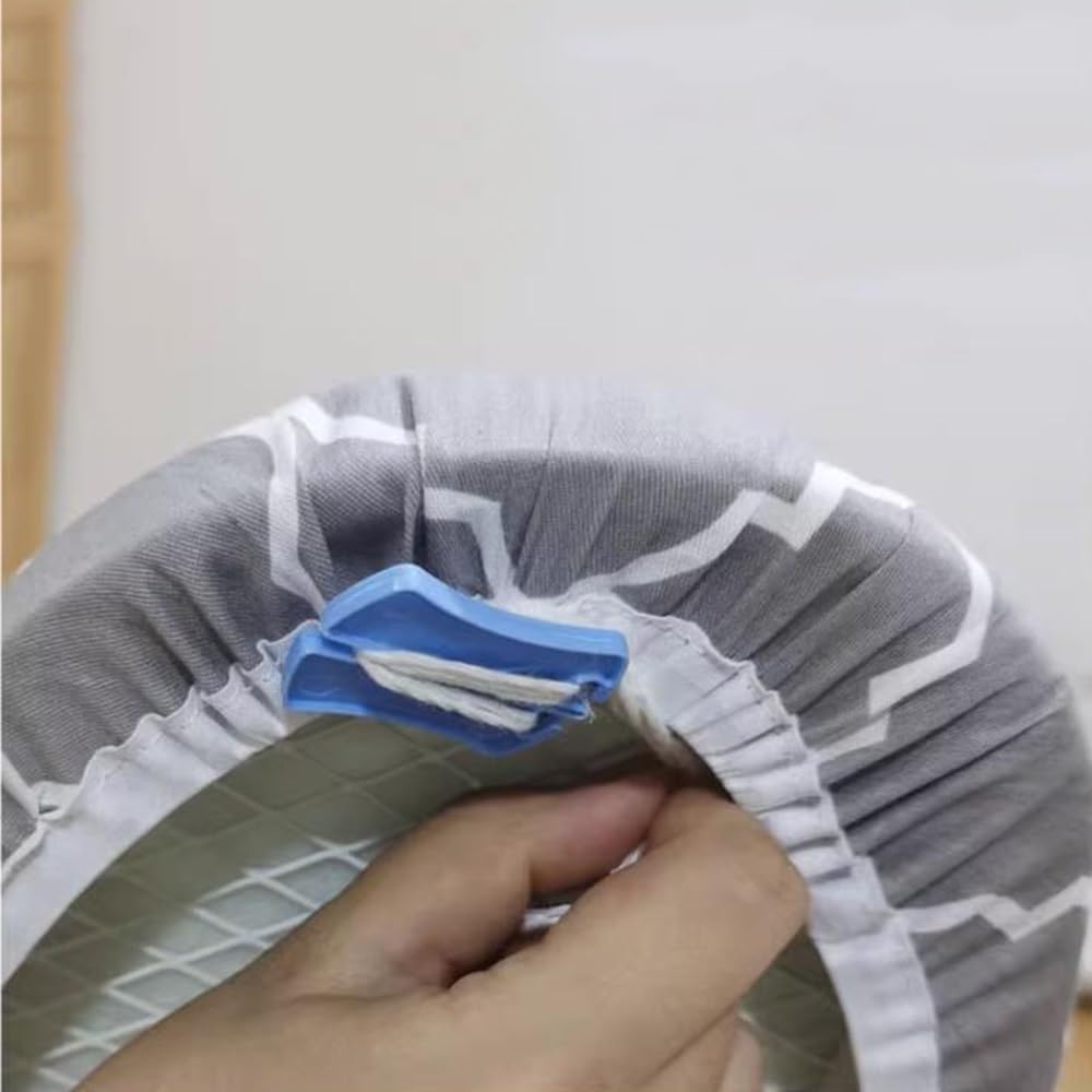 Funda y Almohadilla para Tabla de Planchar de 38 x 122 cm y 30 x 91 cm, 3 Capas con Acolchado Grueso, de algodón con Funda elástica Resistente al Calor (E, 40 x 120 cm)