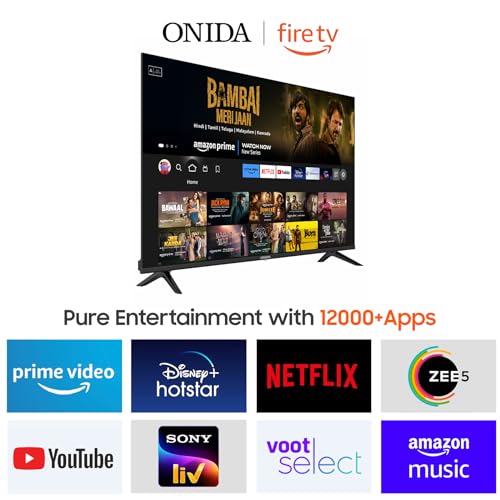 Image of Onida 127 cm (50 inches) 4K Ultra HD Smart LED Fire TV 50UIF (Black)