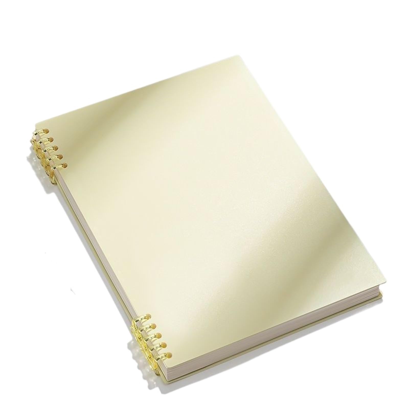 Notizbuch Notizheft B5-Schulheft Mit Herausnehmbaren, Verdickten Spiralbindungen Und 26 Löchern Schreiben und Memos(Yellow)