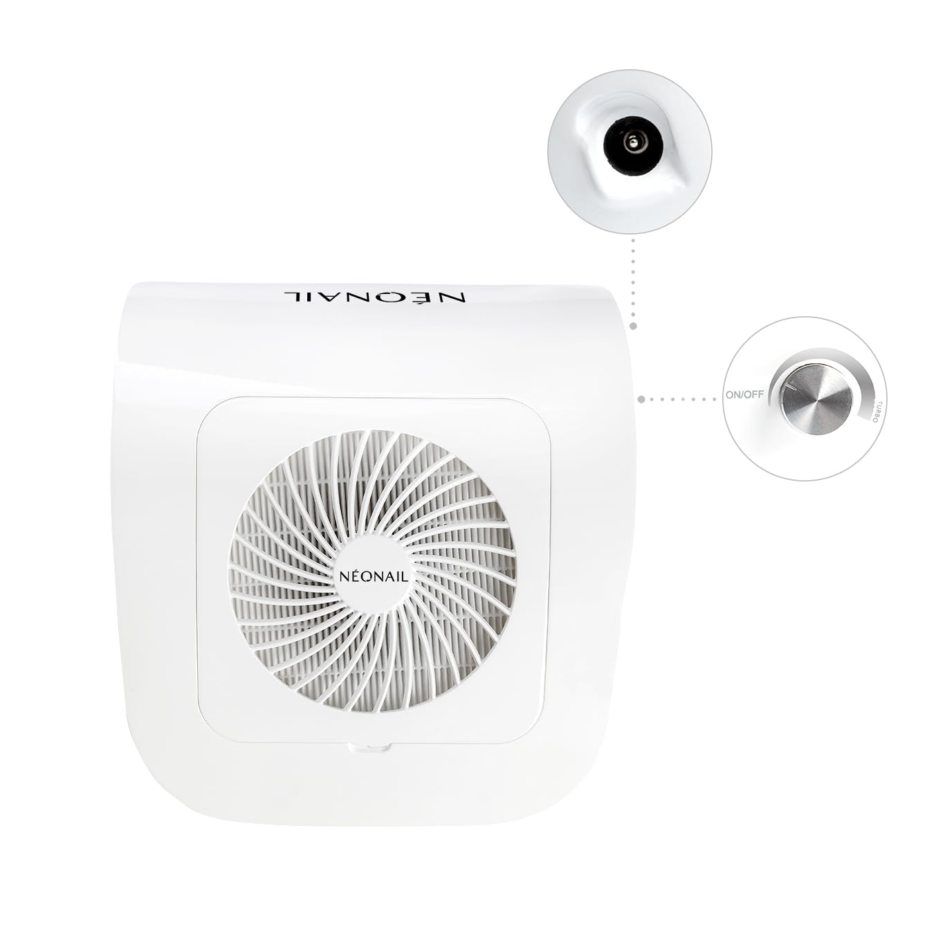 Aspirador de polvo NEONAIL Aspirador FUTURO 24W