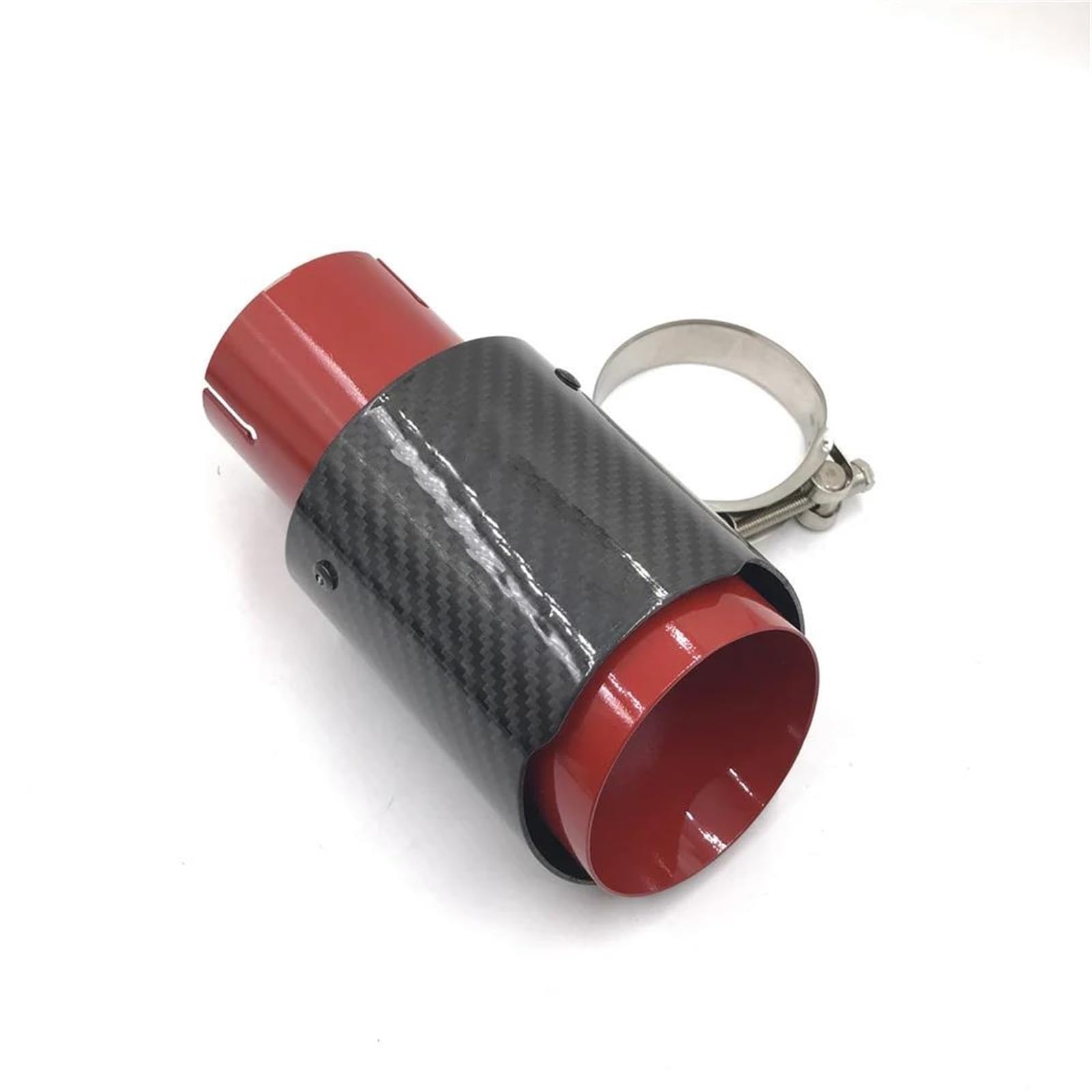 Tuyau d'échappement en acier inoxydable rouge ID 83mm OD 114mm