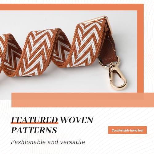 Image of SENTEN Purse Straps for Crossbody Bags,Wide Shoulder Bag Canvas Replacement Strap for Handbag