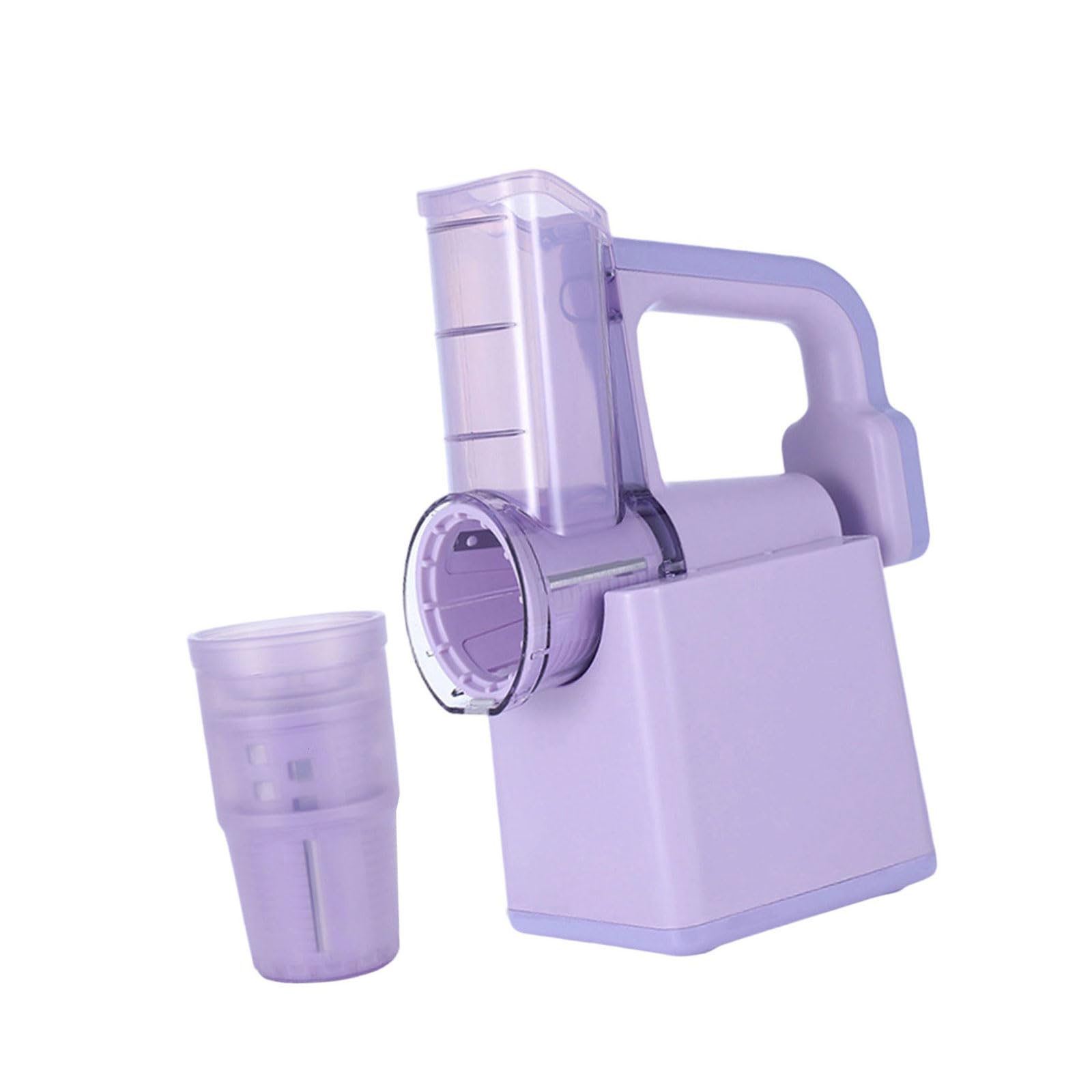 Buxuaaaa Cordless Electric Salad Makers Slicer Shredders with 3 Interchangeable Cutter Kitchen Tool for Vegetables and Fruits Cordless Salad Maker