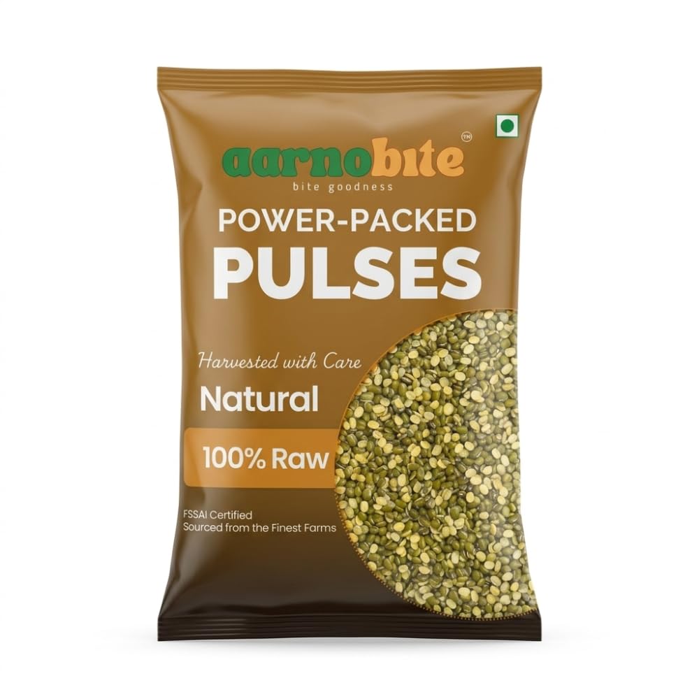Moong Chilka Dal | Split Green Gram with Skin | Natural Whole Nutrition Pulses | Rich Taste & Texture | Ideal for Daily Indian Cooking | 500gm-picture-19