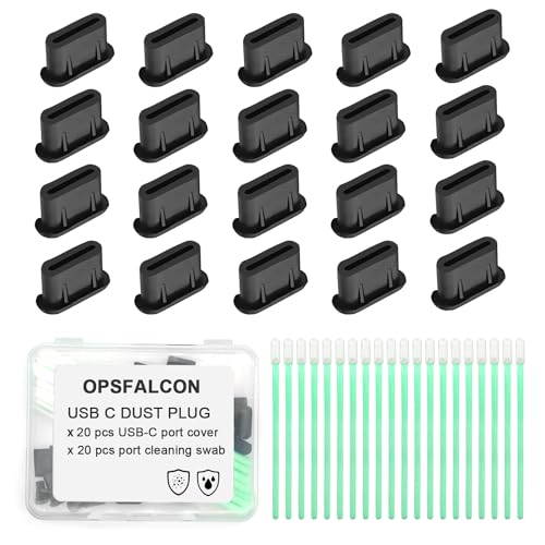 USB C Dust Plug Silicone USB C Anti Dust Port Cover Type C Charging Port Protectors Plug Compatible...