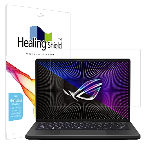 Healingshield XLV[tیtB Screen Protector Light Oleophobic High Gloss Film Compatible with ASUS ROG Zephyrus G14 GA402