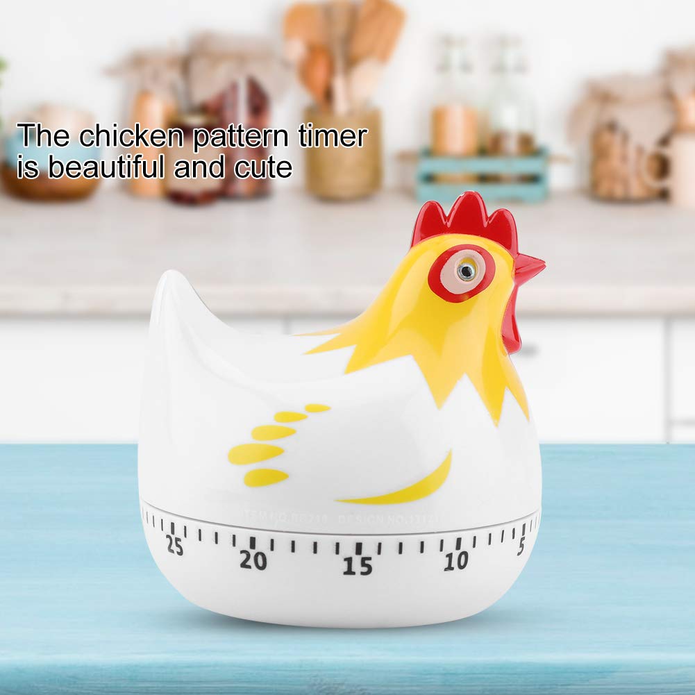 Produktbild von Toyvian Mechanischer Küchentimer – Huhn-Design, Ohne Batterie, Manuell Verstellbar, Countdown Für Backen & Kochen