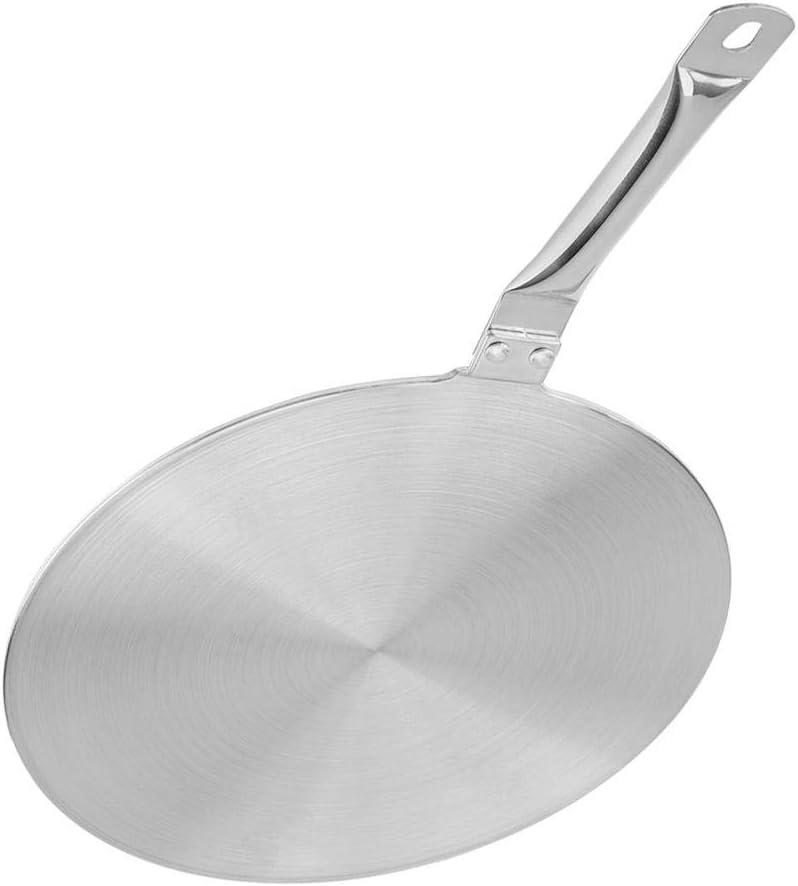 Stainless Steel Induction Hob Diffuser - 20/24cm Heat Distributor for Gas/Electric Cookers