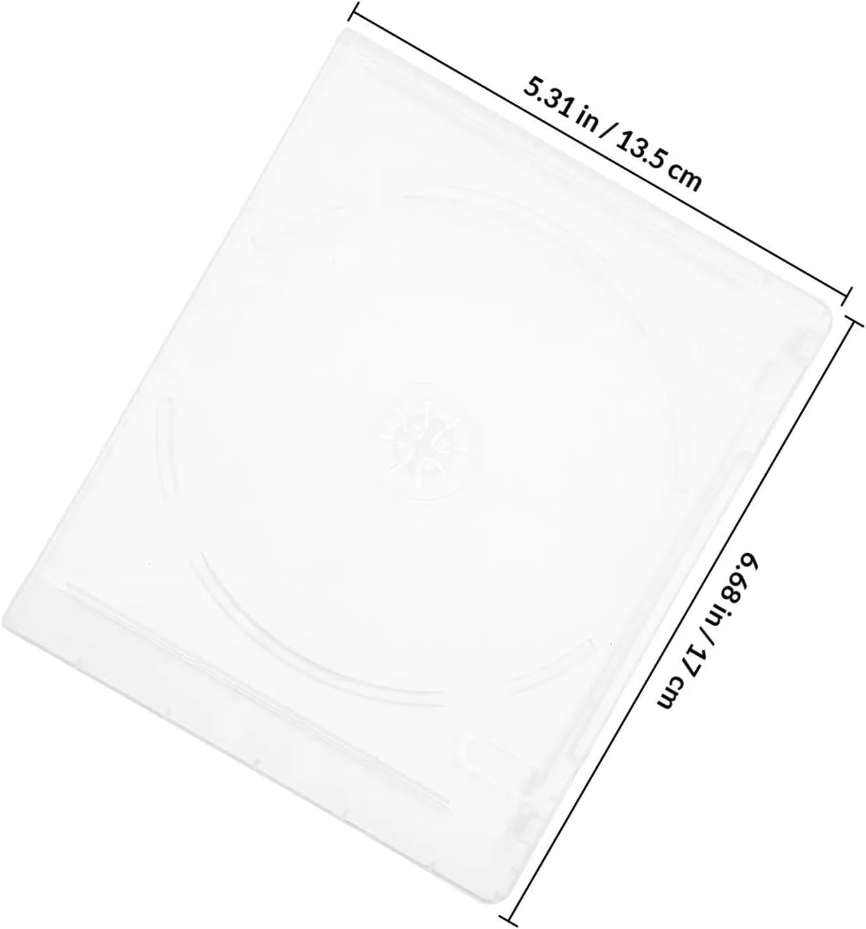 Футляры для CD-дисков, 8 шт., прозрачные пластиковые двойные футляры для CD-дисков, квадратные коробки для дисков, внешние чехлы, пустые стандартные держатели для CD-дисков, органайзер для дисков, защита