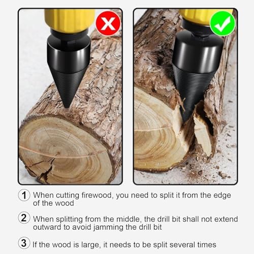 Hoxxu Wood Splitter Drill Bit Set