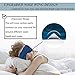 Silk Sleep Mask Smooth Eye Mask for Insomnia, Migraine Headaches and Dry-Eye, Blindfold