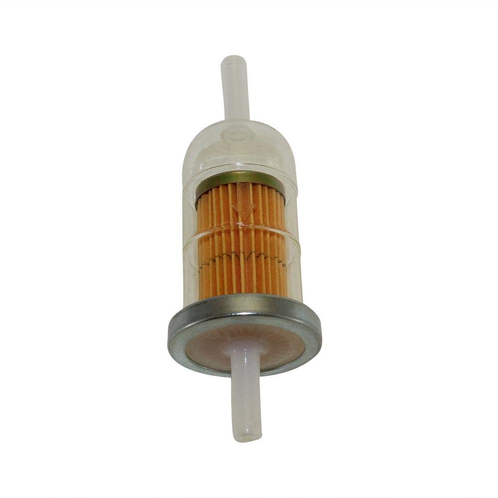 Kraftstoffpumpe Benzinpumpe Set inkl. filter + Schlauch für Yamaha XV535 XV 535 Virago 89-98 FJ1200 FJ 1200 12V Eingang und Ausgang 6mm gerade