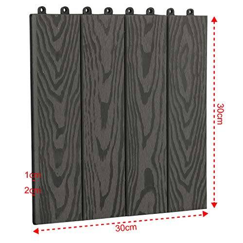 EUGAD 22 Pezzi DIY Piastrella per Pavimento da