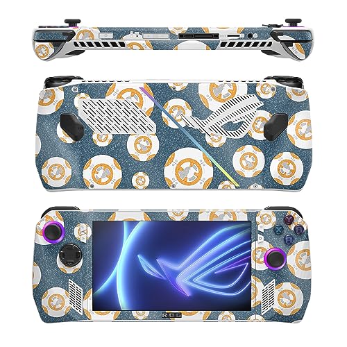 Image of MightySkins Glossy Glitter Skin Compatible with Asus ROG Ally - Mini Galaxy Bots | Protective, Durable High-Gloss Glitter Finish | Easy to Apply