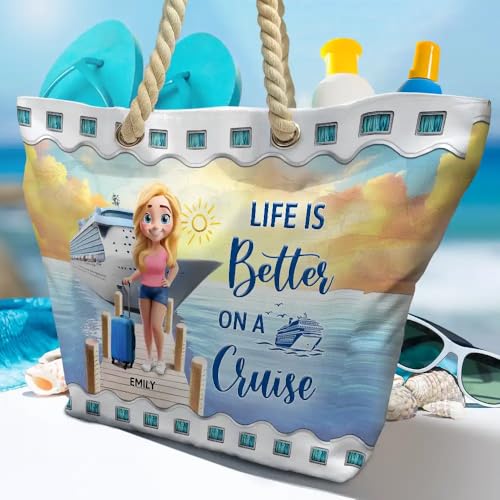 Bolso tote grande personalizado para mujer miniatura 6