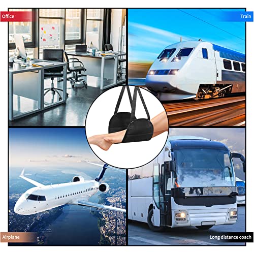 Airplane Footrest, Airplane Travel Foot Rest, Portable Travel Foot Hammock, Airplane Travel Accessories, Adjustable Flying Foot Rest For Airplane Travel, For Long Flight Bus Train Office Home #TOP6