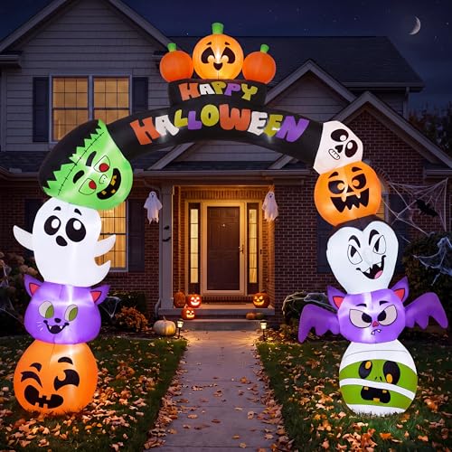 Lighted Pumpkin Archway