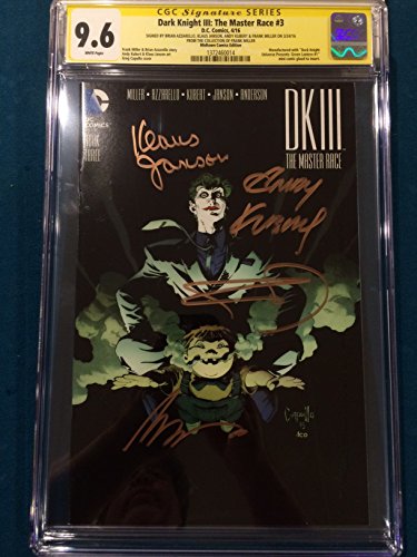FRANK MILLER 4x SIGNED DK III The Master Race CGC 9.6 Andy Kubert Brian Azzarello Klaus Janson