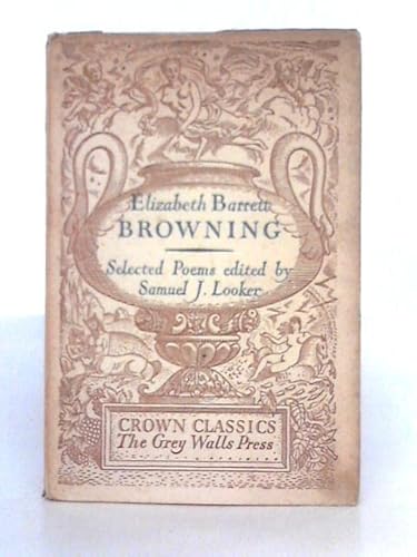 Poems by Elizabeth Barrett Browning. Selected w... B0040GO1P0 Book Cover