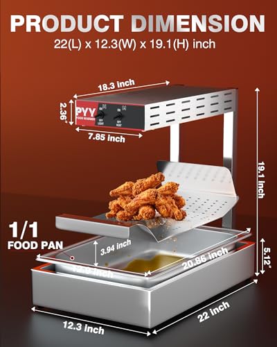Commercial Kitchen Heat Lamp Station