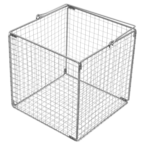 Cesta de limpieza ultrasónica rectangular para cubetas industriales y lavado de piezas de malla
