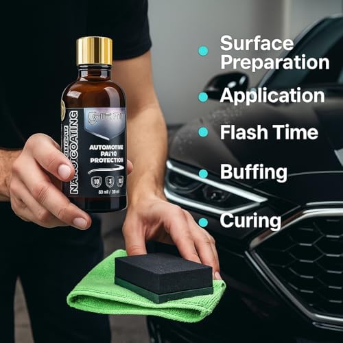 Image of ARMI Graphene Ceramic Nano Coating for Cars - Premium 10H Graphene Hybrid Protection (50 ml) - Professional-Grade | High Gloss | Hydrophobic | UV & Scratch Shield | Easy DIY