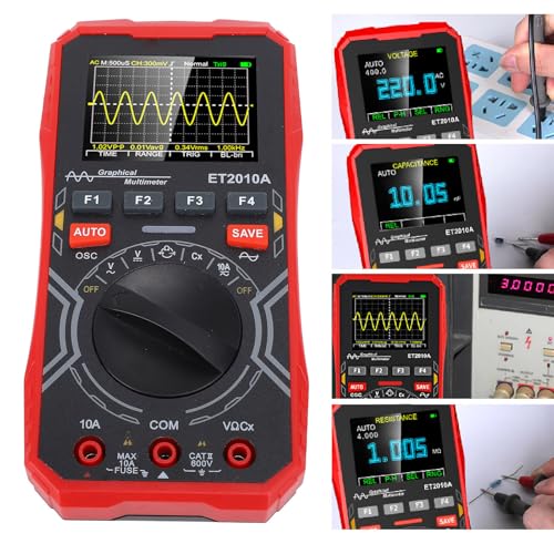 Oscilloscope multimètre portable écran 2,4 pouces boîtier ABS