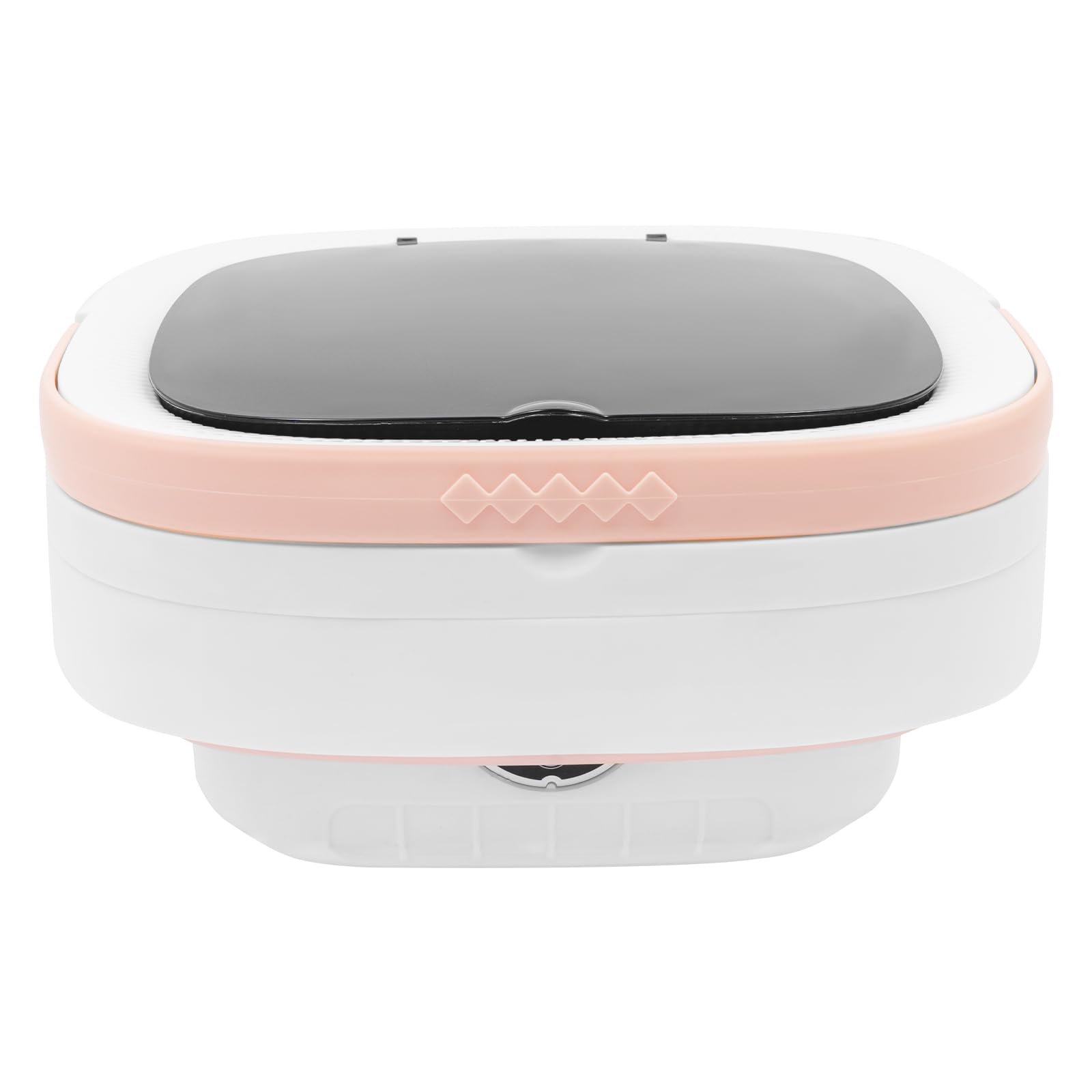 Mini machine à laver pliable 12 l 36 W avec 3 modes de nettoyage, raccord de drainage et tuyau, pour vêtements de bébé, sous-vêtements ou chaussettes (rose)