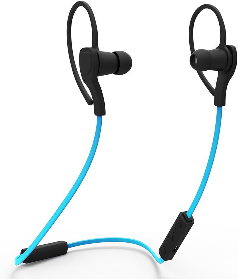 Stereo Bluetooth Headset Wireless Neck Strap Outdoor Sport Sweat Resistant Bluetooth 4.0 EDR Headphones Hands-Free In-Ear Music Earphones With Microphone