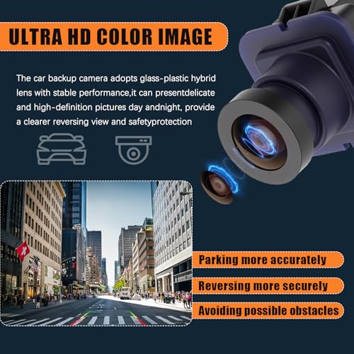 Image of EC3Z-19G490-A Rear View Backup Camera Compatible with Ford F250 F350 F450 F550 2013 2014 Park Assist Camera Replaces # EC3Z-19G490-B