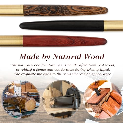 Cobee 556651_1_K0BREJA5 ® Vintage Wooden Fountain Pens Set thumb #3