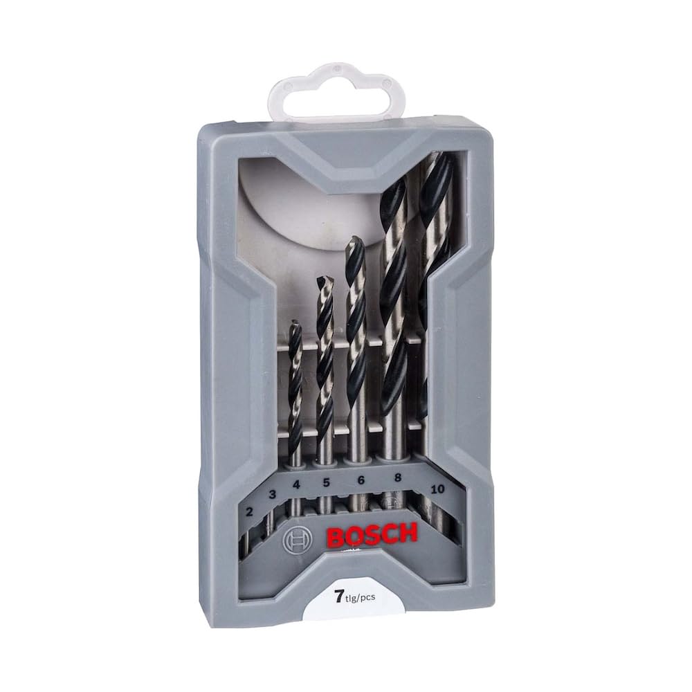 Bosch Metallspiralbohrer HSS-Set PointTeQ DIN 338 7-teiliges Mini X-Line Set – Ansicht 2