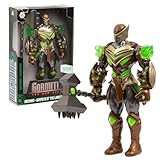 GORMITI THE NEW ERA - Gormita Del Clan Della Terra Rockard Glen, Action Figure 27 Cm Articolato, Eroe Con Armatura Verde Bronzo E Accessorio Martello Sismico, Per Bambini A Partire Dai 3 Anni