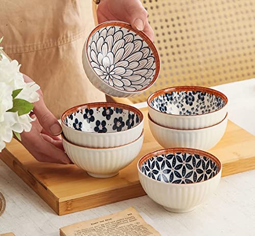 Image of Porcelain Bowls Set, 300 ML Serving Bowls Cereal, Salad, Pasta, Soup, Dessert, Suitable for Restaurant & Kitchen, Dishwasher Microwave & Oven Safe for Dining (12 -Piece)