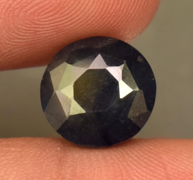 Saphir naturel véritable pour remplacer une pierre perdue sur bague - 3