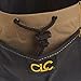 CLC Custom LeatherCraft 1148 Drawstring Bucket Bag, 18 Pocket , Black