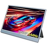 Magedok Portable Monitor 144hz, 15.6 Inch FHD Portable Screen for Laptop, 1ms,FreeSync,HDR,External