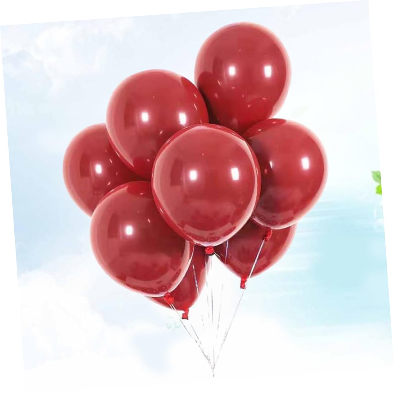 Palloncini Decorativi Matrimonio in Lattice Rosso 25 Pezzi 18 Pollici | Festa e Banchetto, Atmosfera Romantica, Set da 25, Accessori per Allestimenti e Bomboniere