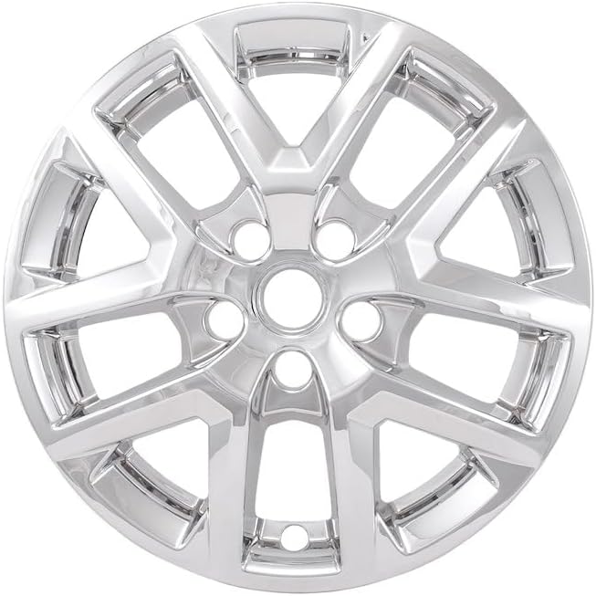 Coast to Coast 17" Black or Chrome Snap-On Wheel Skins for IMP486BLK/X Fits Chevrolet Equinox [2022-2024] (Black)
