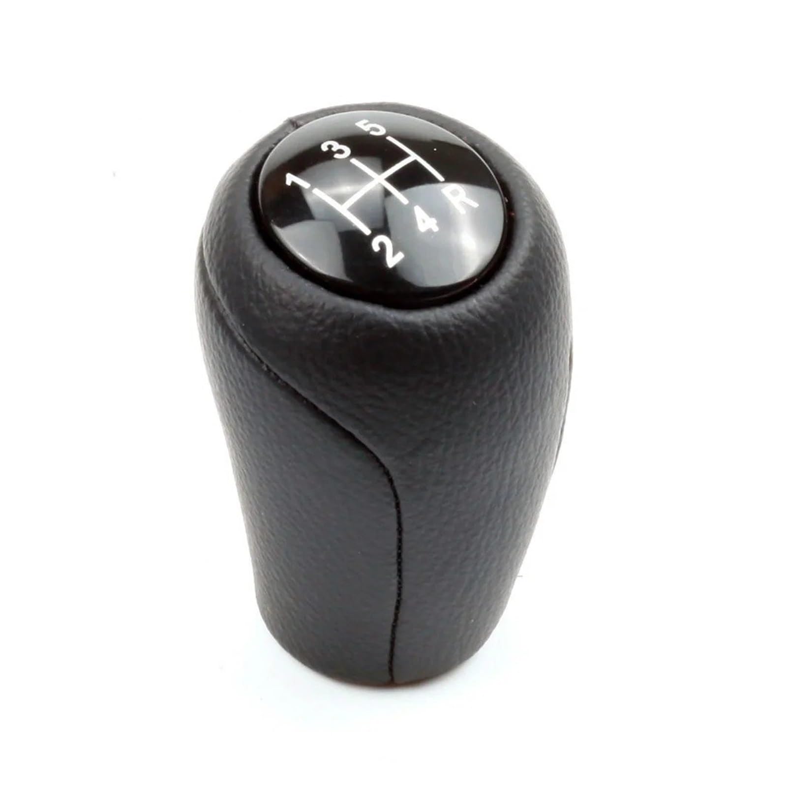 Sauanmnktp 5-Speed Gearshift Knob For Mazda 5 Cr Cw 2005-2013 6 Speed Gear Shift Knob Leather Shifter Lever(5-Speed)