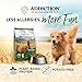 Addiction Zen Vegetarian Dry Dog Food - Plant-Based Protein for Dogs with Meat Allergies & Sensitive Skin - Vegetarian Dog Food for All Life Stages - Made in New Zealand 4lb