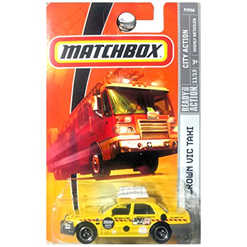 Matchbox City Action 2006 Crown Vic Victoria Taxi miniatura 1
