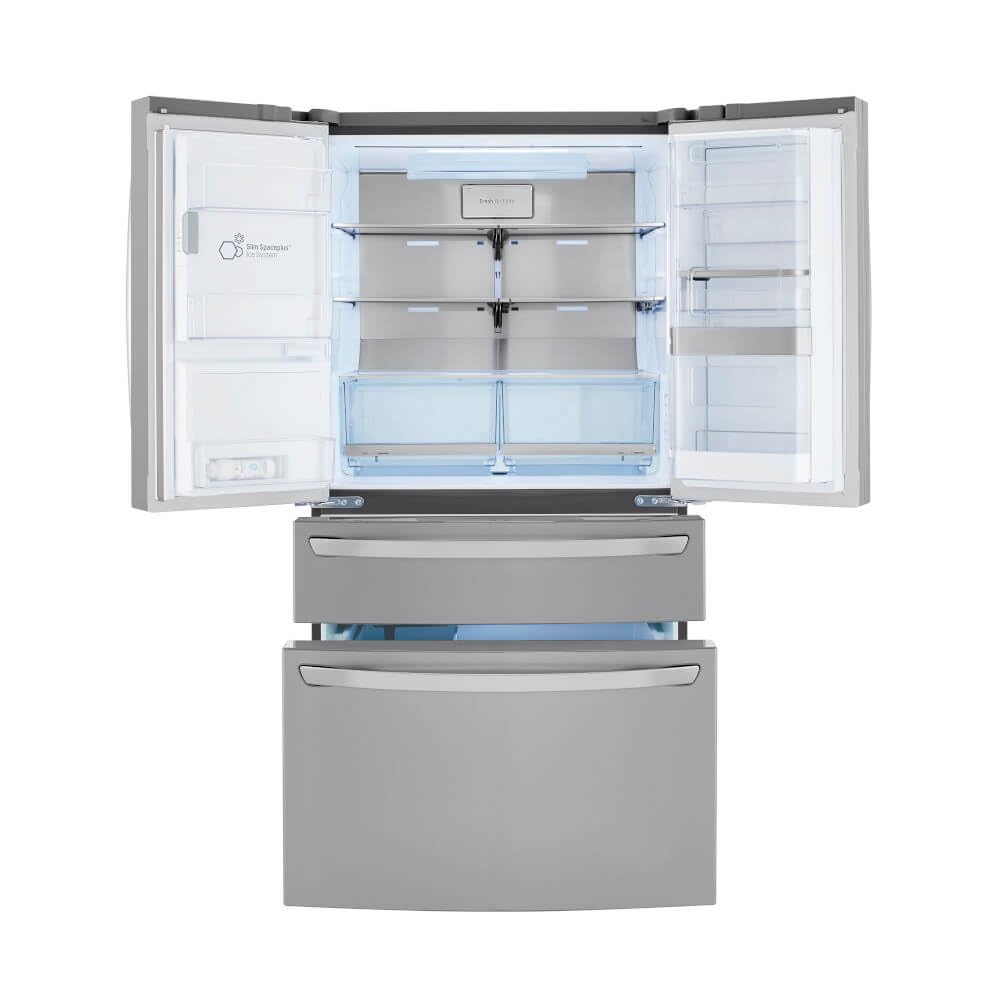 LG 30 Cu. Ft. 4-Door French Door Refrigerator, Door-In-Door, Full-Convert Drawer, Craft Ice In Printproof Stainless Steel Lrmds3006s on Fridge.com - View 6