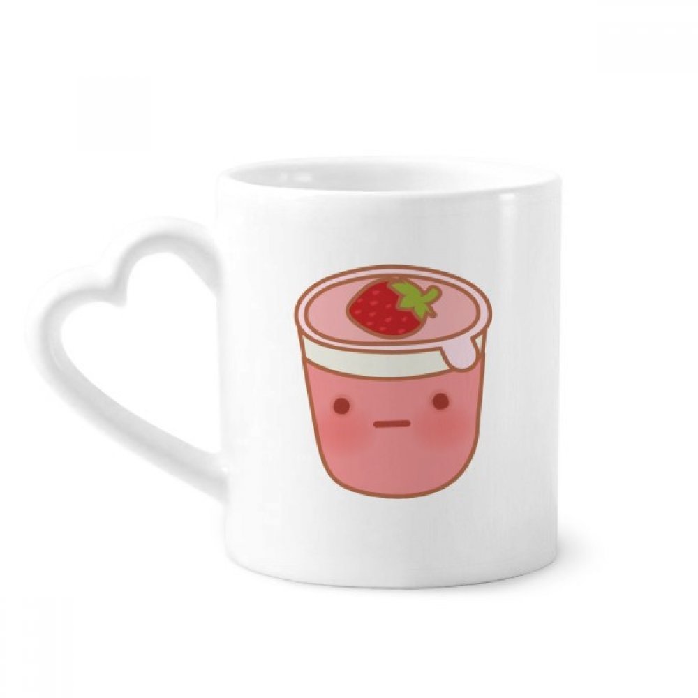 DIYthinker  Expression Strawberry Ice Mug Coffee Cerac Drinkware Glass Heart Cup