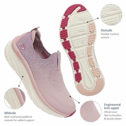 Image of Skechers Women D'Lux Walker Wrap Party Walking Shoes