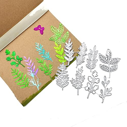 Miniatura 3 de 16 troqueles de corte de hojas, diseño de flores de verano, hojas de otoño, plantillas de metal en relieve para tarjetas, álbumes de recortes y