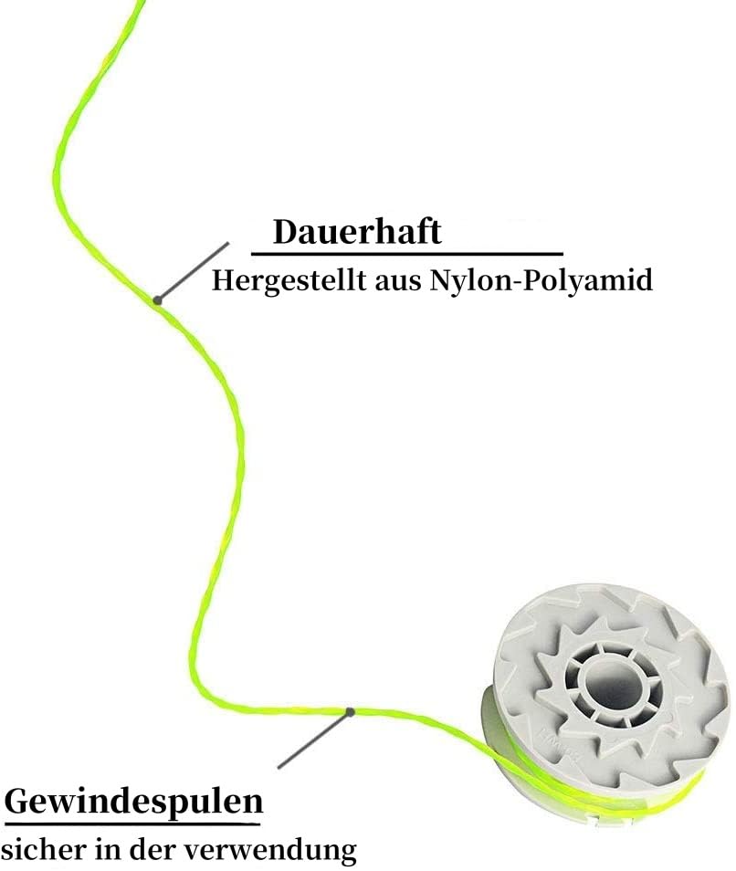 Bobine Filo Per Decespugliatore Worx - 6 Pezzi, Ø 2 Mm, Lunghezza 6 M - Foto 6