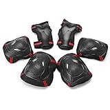 GIEMIT Knieschoner Kinder Ellenbogenschützer Protektoren Knieschutz Sport Schoner Inliner
